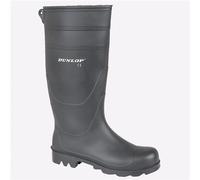 Dunlop Universale Uomo Durevole Protezione Stivali IN Gomma Wellington Nero