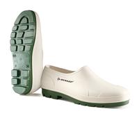 Dunlop Wellie Scarpa Bianca Wellington Impermeabile Semplice Oil Resistente, Sra