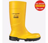 Dunlop NB2JF01 Stivali Impermeabili Da Lavoro Antinfortunistica S5 Gialli 39