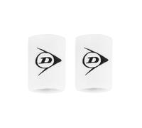 DUNLOP WRISTBAND LONG DUO PACK, Bianco