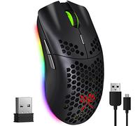 Batteria wireless Battery Optical Gaming Mouse 2400DPI LED RGB