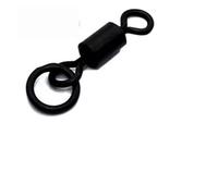 DunMuan 100 X Anello girevoli con l'anello Formato Britannico 8 11 E UK 20 Micro girevoli Volanti for D-Rig Chod Rig Cerniera Carpa di terminale Arnesi DunMuan (Color : 100X UK 20)