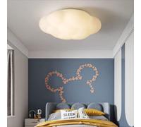 DUNMW Lampada da soffitto a LED Cloud Lampadario Lampada da soffitto per camerette calde e romantiche per camera da letto, soggiorno, cameretta per ragazzi o ragazze, 36W, 3 luci, 11,9 ''