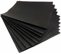 Dunnet Tools 10 pezzi di carta abrasiva a grana fine, media e grossa, 22,9 x 27,9 cm, impermeabile, per uso bagnato e asciutto, carta vetrata, decorazione per finiture