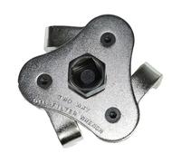 Dunnet Tools Chiave per filtro olio a 3 ganasce, strumento universale per la rimozione del filtro dell'olio per auto, moto, camion, 70 mm-110 mm, resistente, regolabile, set di chiavi a bussola