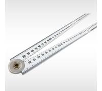 Dunnet Tools Righello pieghevole da 100 cm, in plastica, lungo 1 m, per casa, hobby e officina, strumento di misurazione da 1000 mm per falegnameria, ecc