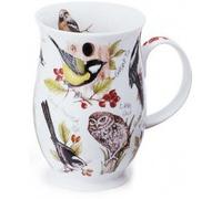 Dunoon Birdlife Tazza in porcellana con uccelli, Woodpecker