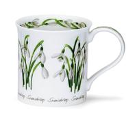 Dunoon Bone China - Tazza con fiori primaverili e estivi