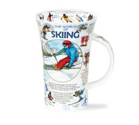Dunoon Glencoe World of Skiing - Tazza in porcellana fine, 0,5 l