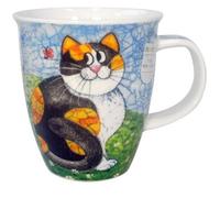 Dunoon Happy Cats Tazza Tre Colori Con Manico Nevis
