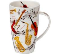 Dunoon Instrumental Musica Tazze Tazza da Caffè Dimensioni Jumbo Henley
