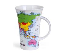 Dunoon Jumbobecher Glencoe Mappa Del Mondo Weltkarte Per 500Ml Formano