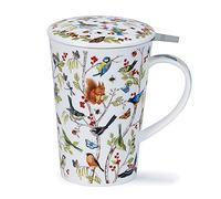 Dunoon Mugs Shetland Secret - Set di tazze e infusore in legno, 0,44 l