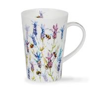 Dunoon Tazza a forma di Shetland, 0,44 l, motivo: api occupate lavanda