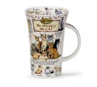 Dunoon Bicchiere Gigante Glencoe Mondo Di The Gatto 500ml Porcellana FORMANO