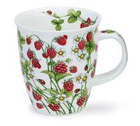 Dunoon - Tazza in porcellana fine, a forma di Nevis, realizzata in Inghilterra, lavabile in lavastoviglie e adatta al microonde, colore: Frutti selvatici (lampone)