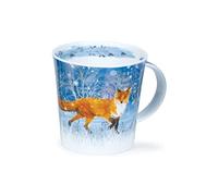 Dunoon - Tazza in porcellana fine, collezione Moonbeam Winter Wildlife, made in England Volpe