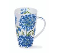 Dunoon - Tazza in porcellana fine, prodotta in Inghilterra, motivo: Henley (Agapanthus)