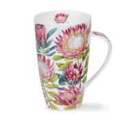 Dunoon Tazza King Protea Königsprotea Henley 0,55 L Fine Bone China Porcellana