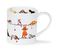 Dunoon Tazza Live Wires Cani Henkelbecher Orkney 0,35 L Fine Bone China