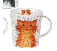 Dunoon Tazza Lomond Catter Splatter Rossi Gatto per 320ml FORMANO