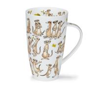 Dunoon Tazza Meerkat Mob Suricati Henley 0,55 L Porcellana Fine Bone China