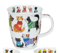 Dunoon Tazza Nevis Knitwits Gatti In Maglione Per 480ml Formano