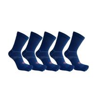 DUNSBY Calze con Dita 5 Paia Calzini Sportivi Atletici Toe Fitness Compressione Assorbimento del Sudore Bicicletta Escursionismo all'aperto Calzini Corti a Cinque Dita 4 Stagioni(5 Pairs Blue)