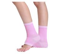 DUNSBY Ginocchiere 1 paio di ginocchiere sportive, gomitiere, polsiere, cavigliere, for ragazzi e ragazze, for basket, pallavolo, sport(1Pair-pink-ankle,S (10-25KG))