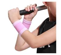 DUNSBY Ginocchiere 1 paio di ginocchiere sportive, gomitiere, polsiere, cavigliere, for ragazzi e ragazze, for basket, pallavolo, sport(1Pair-pink-wrist,S (10-25KG))