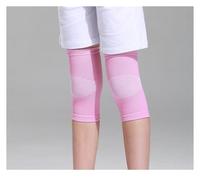 DUNSBY Ginocchiere 1 paio di ginocchiere sportive, gomitiere, polsiere, cavigliere, for ragazzi e ragazze, for basket, pallavolo, sport(1Pair-pink-knee,S (10-25KG))