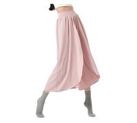 DUNSBY Pantalone Donna Elegante Pantaloni da Danza Moderna in Chiffon a Gamba Larga, Classici, Balletto, Pantaloni con Spacchi Laterali, Eleganti, Abbigliamento for la Pratica(Pink,M)