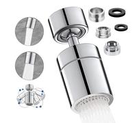 DUNSOO Aeratore Rompigetto, Rubinetto Cucina e Bagno, 360 Gradi, M22/M24, Rame, Lucidato