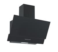 Dunstabzugs- Cappa Inclinata Testa Libera 60 CM Nero Opaco Sasha Parete respekta