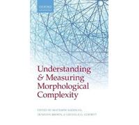 Dunstan Brown Understanding and Measuring Morphological Compl (Copertina rigida)