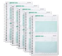 Dunzoom Confezione da 5 registri delle chiamate telefoniche per ufficio e aziende, Libro di messaggi telefonici duplicati senza carbone, per servizio clienti, facile riferimento, 5 5/8 x 8 1/2 pollici