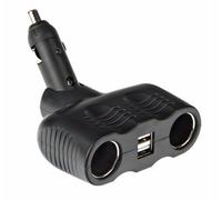 PRESA DI CORRENTE SDOPPIATORE 2 USB 12/24V PER AUTO CAMION CAMPER ACCENDISIGARI