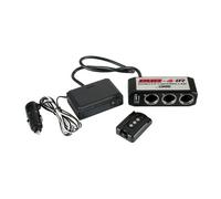 Duo-4, presa corrente tripla, USB, telecomando, 24V Uscita a 2 voltaggi: 3 prese