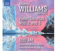 Alberto Williams Alberto Williams: Violin Sonatas Nos. 2 and 3 (CD) Album