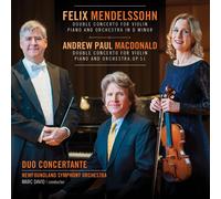 Duo Concertante Mendelssohn and MacDonald: Double Concertos (CD)