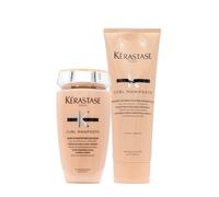 DUO Curl Manifesto Shampoo Bain Hydratation 250ml e Balsamo Curl Manifesto