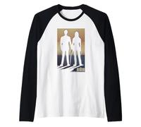 Duo di spionaggio retrò di Diana Rigg e Patrick Macnee The Avengers Maglia con Maniche Raglan