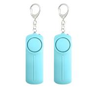 Duo, dispositivo di sicurezza personale, realizzato in ABS, 130 db, doppia funzione, luce LED, unità di sicurezza da viaggio, ideale per casi urgenti, blu