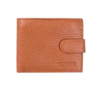 DUO DUFFEL Portafoglio da uomo in pelle con protezione RFID Extra robuste doppie cuciture 7 scomparti per carte di credito, marrone, taglia unica, Moderno