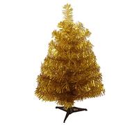 DUO ER 1pc 50 Centimetri Albero di Natale Artificiale con la plastica Stand Accessori for la Base del Supporto di Natale Decorazioni for la casa Ufficio Partito (Colore : Gold)
