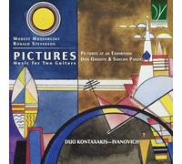 Duo Kontaxakis-Ivanovich - Audio Cd Duo Kontaxakis-Ivanovich: Mussorgsky, Stevenson. Pictures Music For Two Guitars