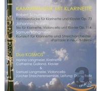 duo kosmos / david reitz - schumann - fantasy for clarinet and piano / brahms - trio for cello. piano and clarinet