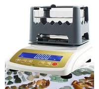 Duo misuratore di valore K dell'oro misuratore di densità della purezza for valutazione caratura misurazione della densità oro argento platino con rilevamento precisione di 0,01g(1200k)