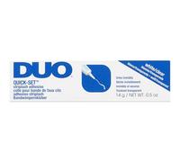 DUO Quick Set Lash Adesivo Trasparente 14g Si applica Bianco Asciuga Set Chiaro In Secondi Lunga Durata Per Tutto Il Giorno Striscia Resistente All'acqua E Ciglia Individuali Vegan-Friendly Cruelty-Free