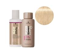 Duo Rivelatore e Patina Schiarente Eclat Dorato Glaciale 10-51 BlondMe Schwarzkopf 2x60ML